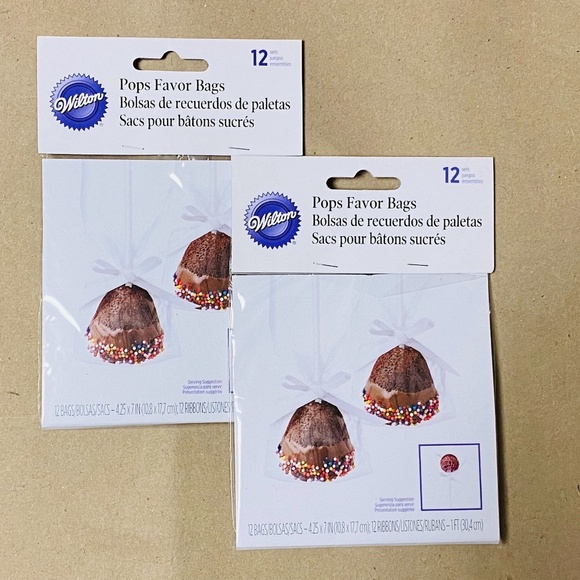 Wilton - Pops Favor Bags, 24 pieces, Brand New and Never Used - Picture 1 of 2